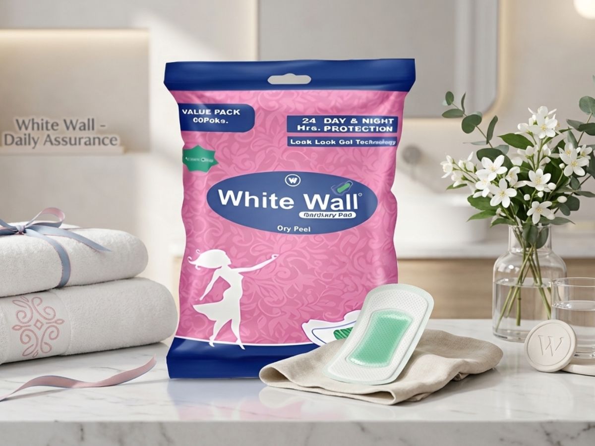White Wall Super Dry Feel (Large - 280mm Extra Long)
