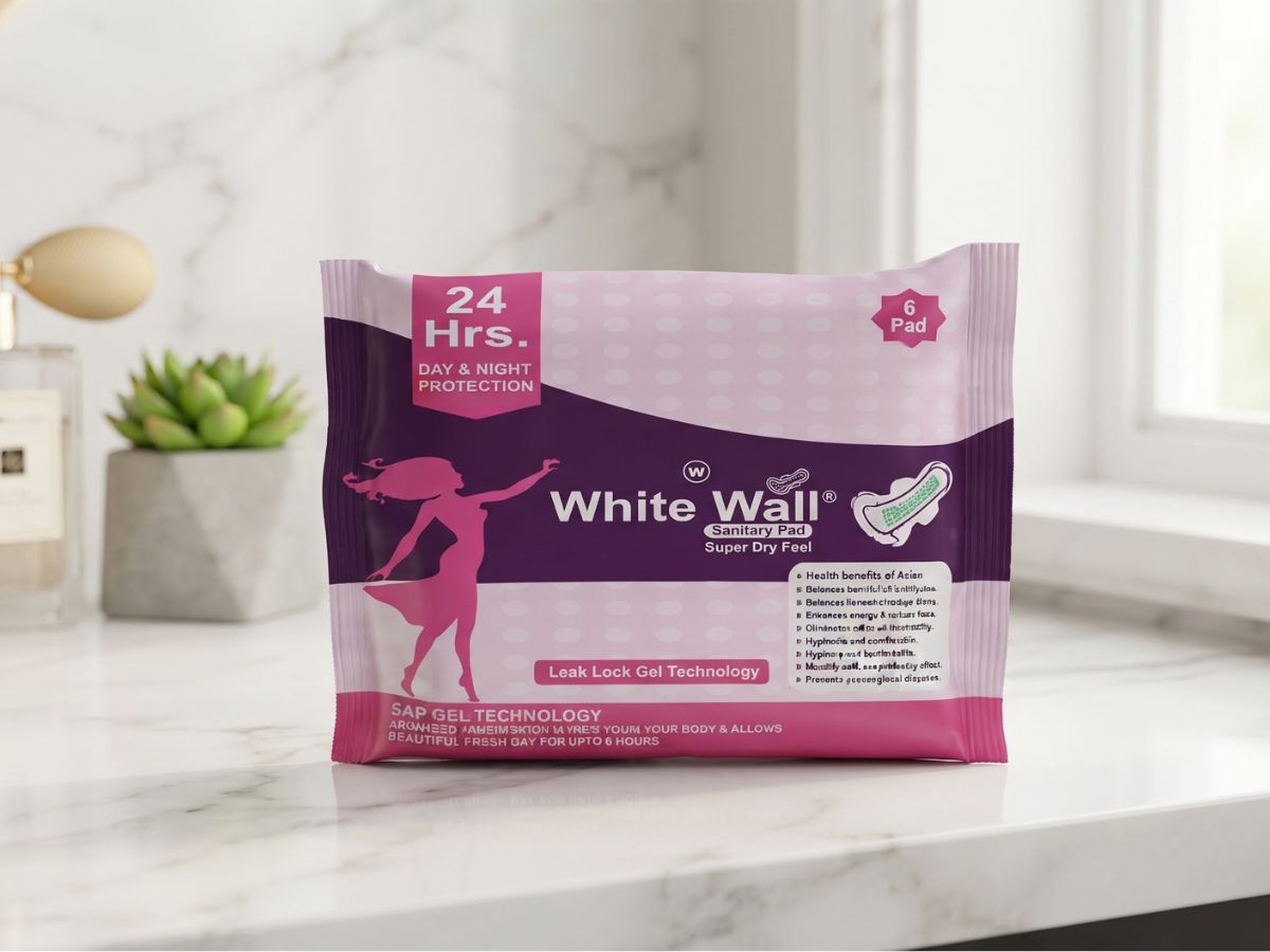 White Wall 24 Hrs Day & Night Heavy Flow (XXL - 320mm)